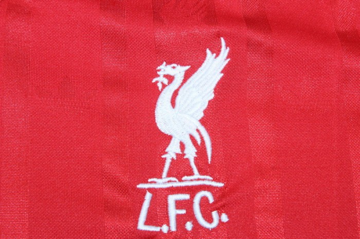 Long Sleeve Retro Jersey 1985-1986 Liverpool Double Winners Home Soccer Jersey