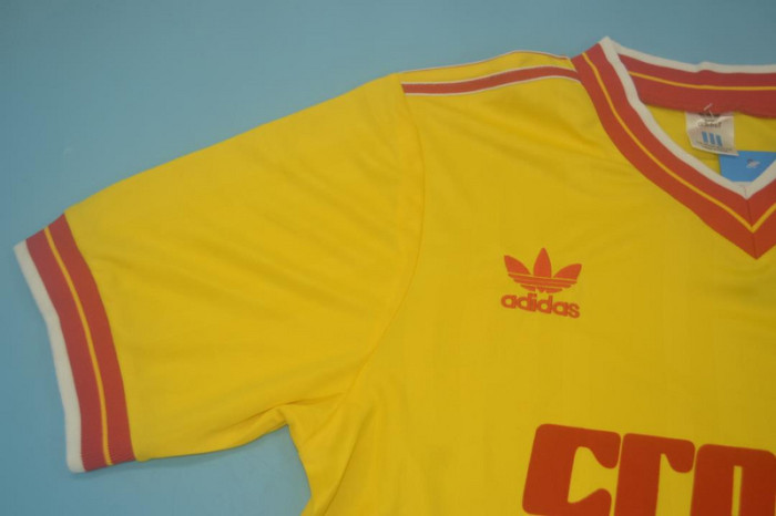 Retro Jersey 1985-1987 Liverpool Third Yellow Soccer Jersey Vintage Football Shirt