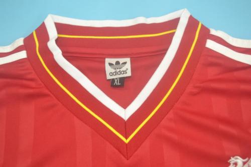 Retro Jersey 1986-1987 Liverpool Home Soccer Jersey Vintage Football Shirt