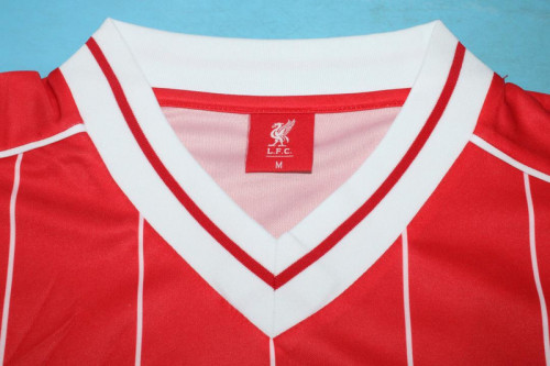 Retro Jersey 1984  Liverpool UCL FINAL Home Soccer Jersey Red Vintage Football Shirt