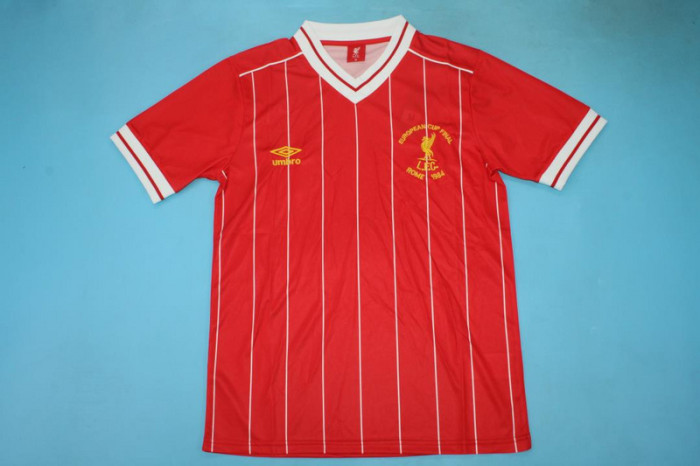 Retro Jersey 1984  Liverpool UCL FINAL 9 Home Soccer Jersey Red Vintage Football Shirt
