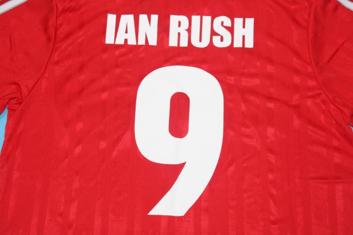Retro Jersey 1989 Liverpool IAN RUSH 9 FA Cup Final Home Soccer Jersey Vintage Football Shirt