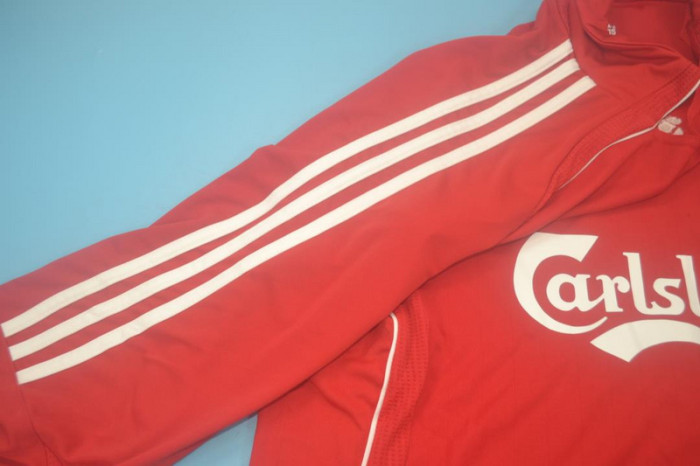 Long Sleeve Retro Jersey 2006-2008 Liverpool Home Soccer Jersey Vintage Football Shirt