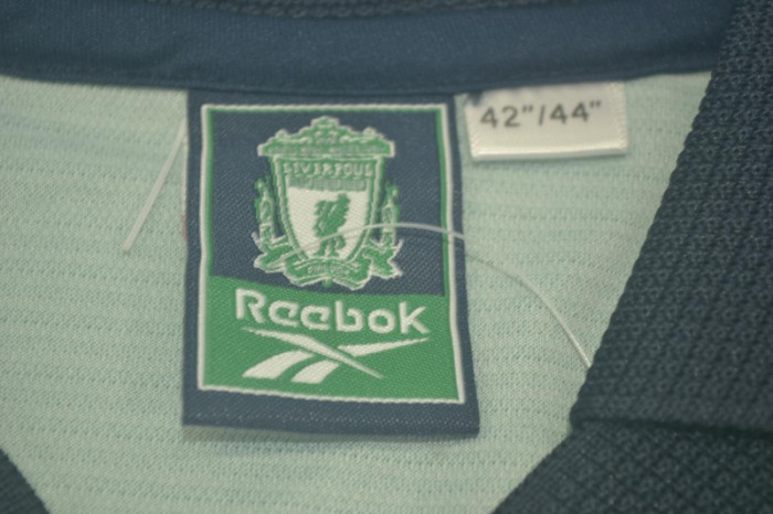 Retro Jersey Liverpool 1999-2000 Away Green Soccer Jersey Vintage Football Shirt