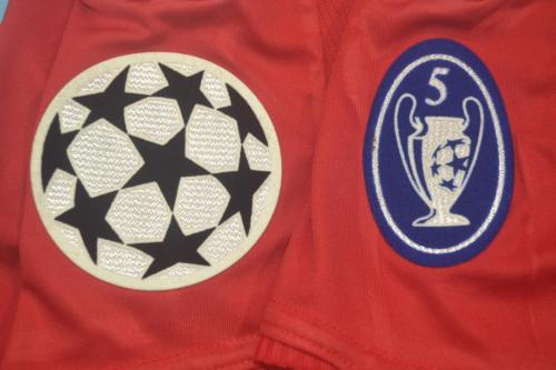 with UCL Patch Retro Jersey 2008-2009 Liverpool Home Soccer Jersey Vintage Football Shirt