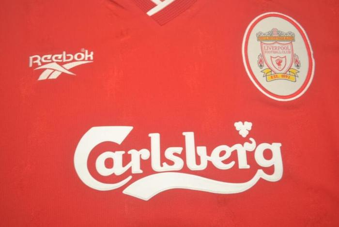 Retro Jersey 1996-1998 Liverpool OWEN 18 Home Soccer Jersey Vintage Football Shirt