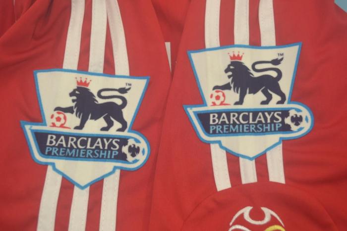 with EPL Patch Retro Jersey 2006-2008 Liverpool GERRARD 8 Home Soccer Jersey Vintage Football Shirt