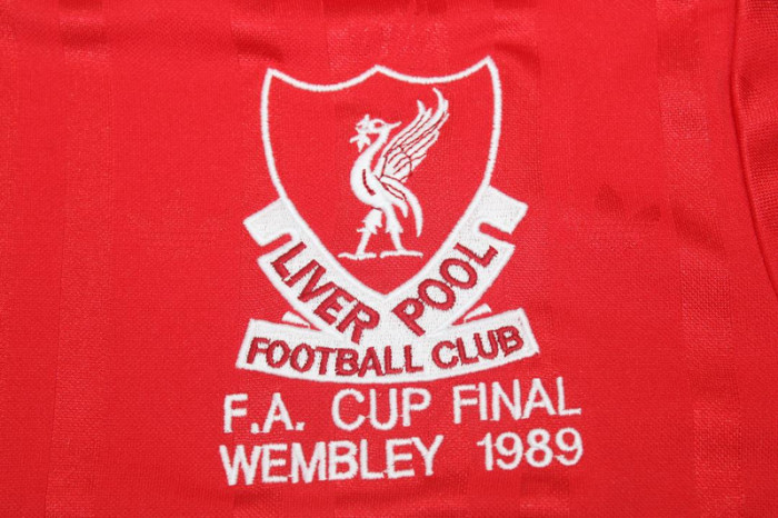 Retro Jersey 1989 Liverpool FA Cup Final Home Soccer Jersey Vintage Football Shirt