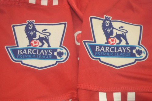 with EPL Patch Long Sleeve Retro Jersey 2010-2012 Liverpool Home Soccer Jersey Vintage Football Shirt