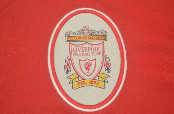 Retro Jersey 1996-1998 Liverpool OWEN 18 Home Soccer Jersey Vintage Football Shirt