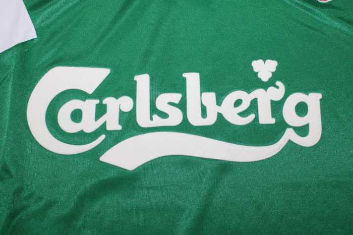 Retro Jersey 1992-1993 Liverpool Away Green Soccer Jersey Vintage Football Shirt