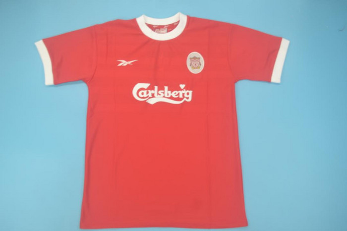 Retro Jersey 1998-2000 Liverpool McMANAMAN 7 Home Soccer Jersey Vintage Football Shirt