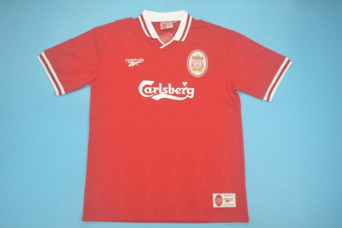 Retro Jersey 1996-1998 Liverpool OWEN 18 Home Soccer Jersey Vintage Football Shirt