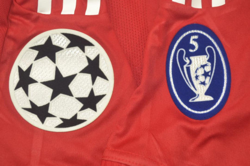 with UCL Patch Retro Jersey 2008-2009 Liverpool GERRARD 8 Home Soccer Jersey Vintage Football Shirt