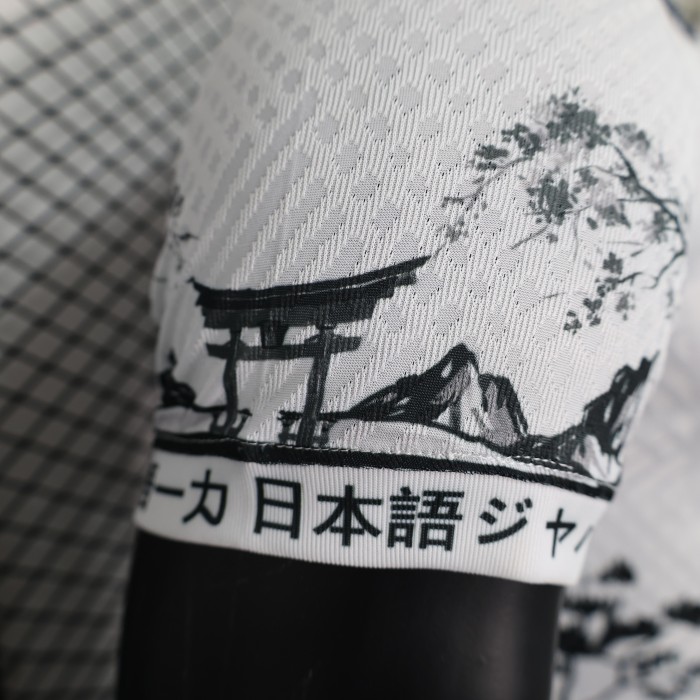 Player Version 2024 Japan White/Black Soccer Jersey