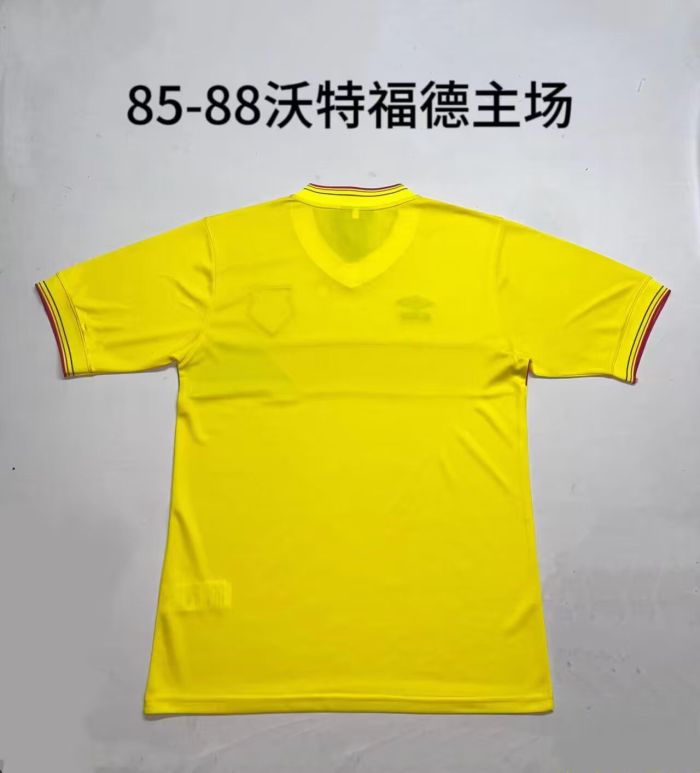 Retro Jersey 1985-1988 Watford Home Soccer Jersey Football Shirt