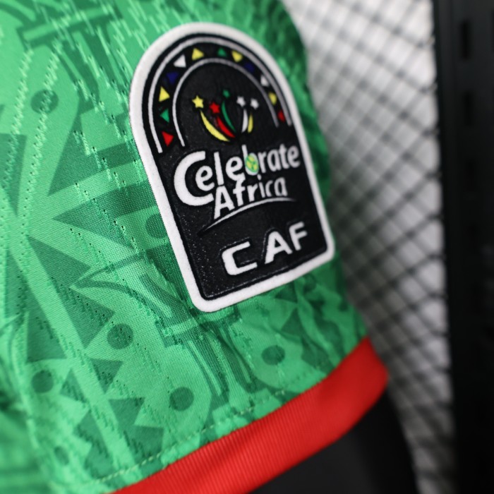 with Africa Cup Patch Player Version 2024 Burkina Faso Home Soccer Jersey