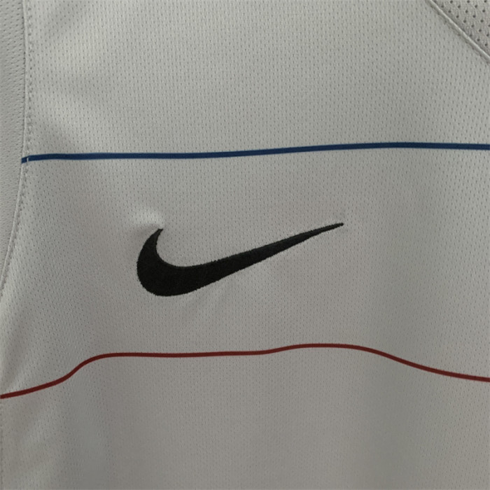 Retro Jersey 2003-2004 Barcelona Away Grey Soccer Jersey Vintage Football Shirt