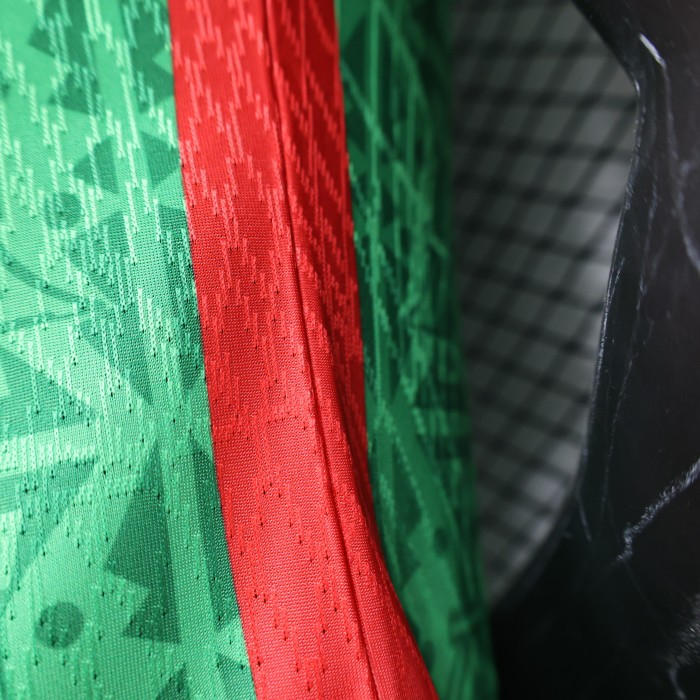 with Africa Cup Patch Player Version 2024 Burkina Faso Home Soccer Jersey