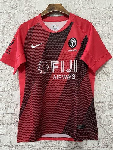 2023 Fiji Sevens Series Away Red Rugby Jersey