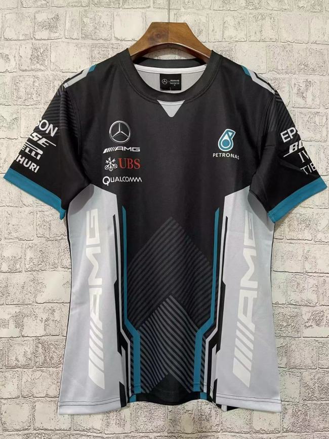 2024 F1 Mercedes-Benz racing suit Black Racing Jersey