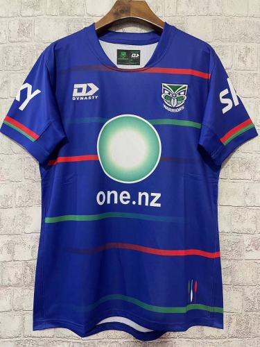 2023 New Zealand Warriors Blue Rugby Training Jersey