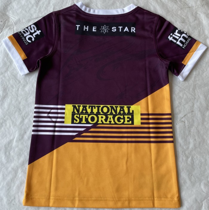 Youth 2024 Brisbane Broncos Rugby Jersey