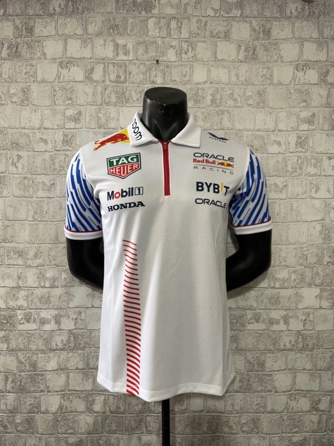 2023 F1 Red Bulls racing suit White Racing Jersey