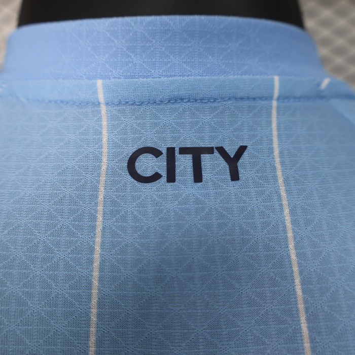 Player Version 2024-2025 Manchester City Home Football Shirt Man City Soccer Jersey