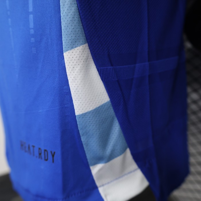 Player Version 2024 Argentina Away Blue Soccer Jersey
