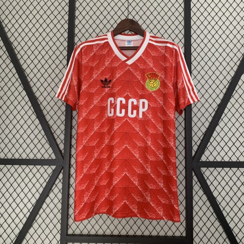 Retro Jersey 1988-1989 Soviet Union Home Soccer Jersey Vintage Football Shirt