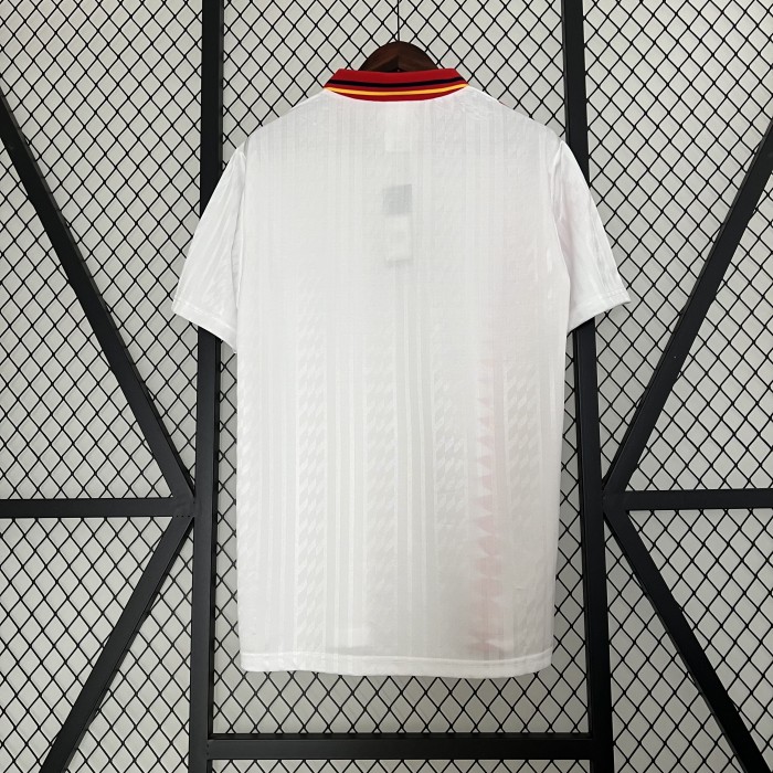 Retro Jersey 1994 Spain Away White Soccer Jersey Vintage Football Shirt