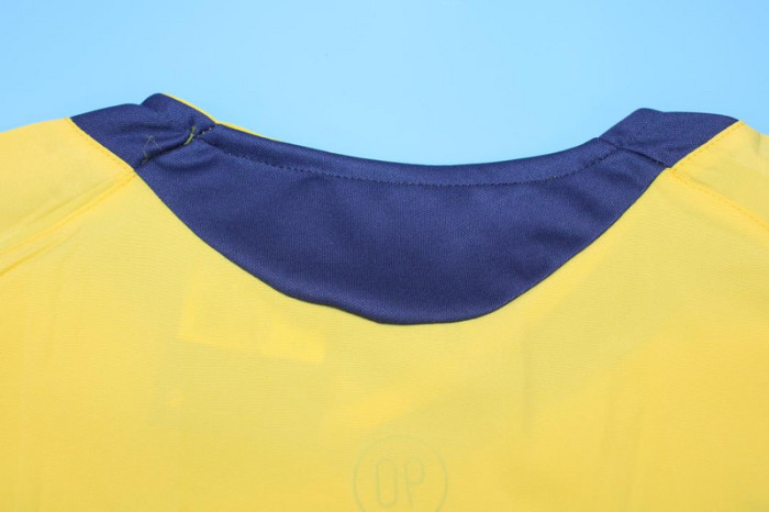 Retro Jersey 2005-2006 Arsenal Away Yellow Soccer Jersey Vintage Football Shirt