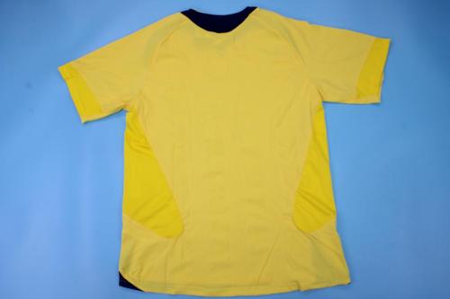 Retro Jersey 2005-2006 Arsenal Away Yellow Soccer Jersey Vintage Football Shirt