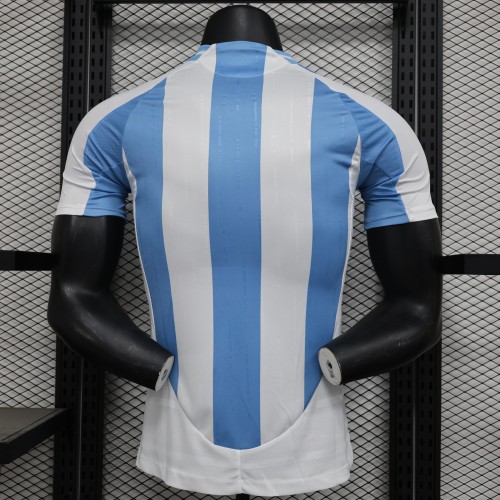 Player Version 2024 Argentina Home Soccer Jersey Football Shirt