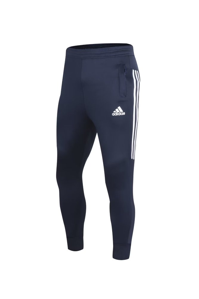 AD Red Soccer Training Jacket and Pants Black Football Suits Blue