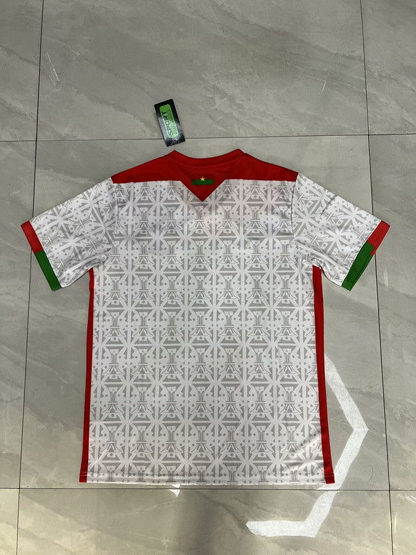 Fan Version 2024 Burkina Faso Away White Soccer Jersey