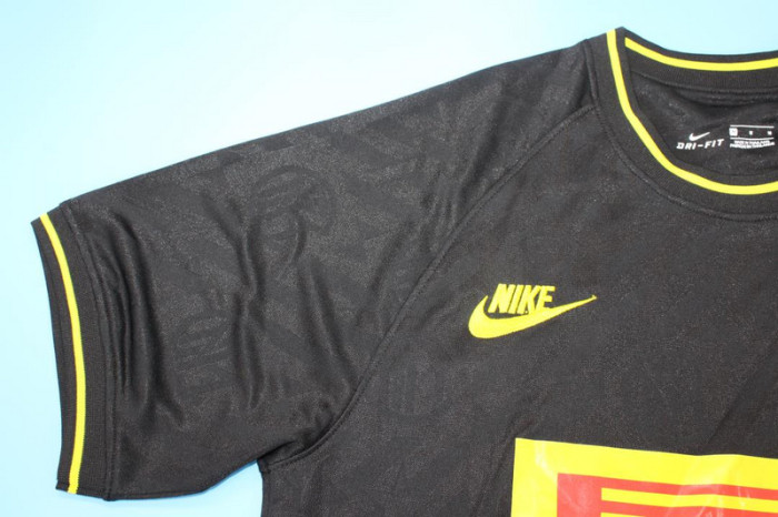 Retro Jersey 2019-2020 Inter Milan Third Away Black Soccer Jersey Vintage Football Shirt