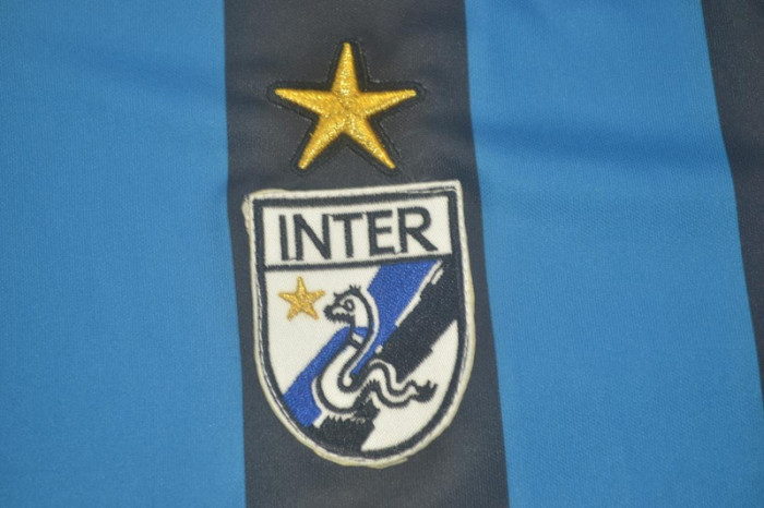 Retro Jersey 1989-1990 Inter Milan Home Soccer Jersey Vintage Football Shirt