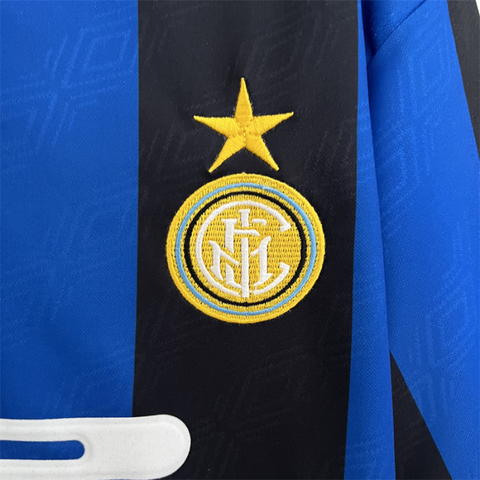 Retro Jersey 1995-1996 Inter Milan Home Soccer Jersey Vintage Football Shirt