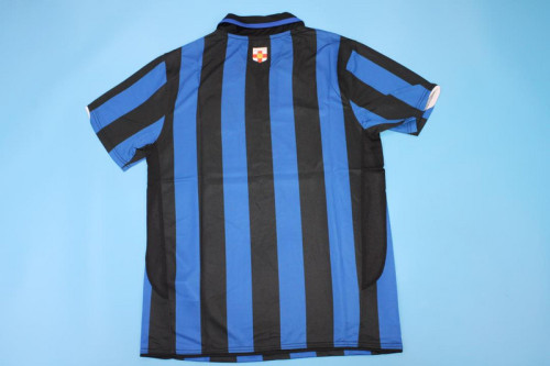 Retro Jersey 2007-2008 Inter Milan Home Soccer Jersey Vintage Football Shirt