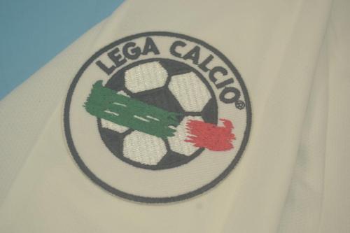 with Serie A Patch Retro Jersey Inter Milan 2002-2003 Away White Soccer Jersey Vintage Inter Football Shirt
