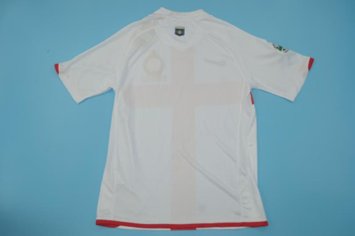 with Scudetto+Serie A Patch Retro Jersey 2007-2008 Inter Milan Away White Soccer Jersey