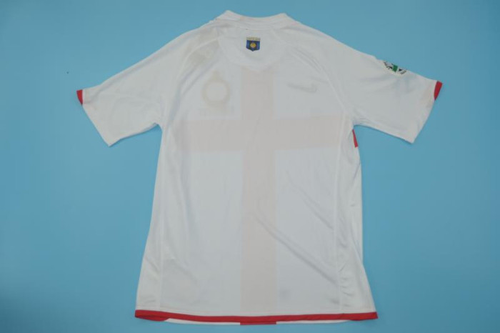 with Scudetto+Serie A Patch Retro Jersey 2007-2008 Inter Milan Away White Soccer Jersey