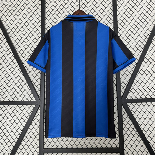 Retro Jersey 1995-1996 Inter Milan Home Soccer Jersey Vintage Football Shirt