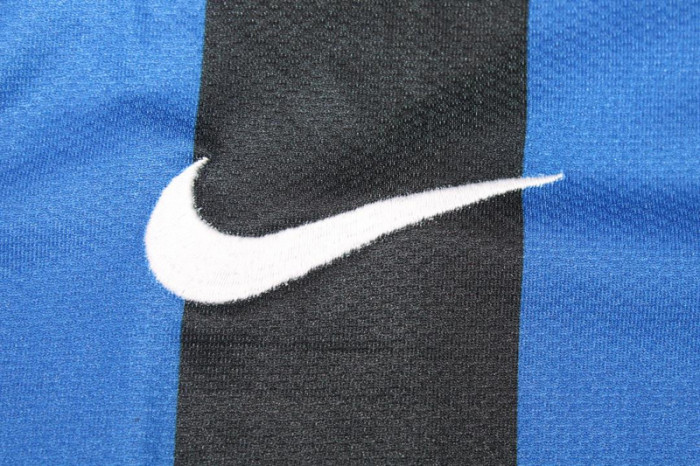 with Scudetto+Serie A Patch Retro Jersey 2007-2008 Inter Milan Home Soccer Jersey Vintage Football Shirt