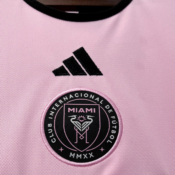 Fan Version 2024-2025 Inter Miami Home Soccer Jersey Football Shirt