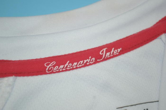 with Scudetto+Serie A Patch Retro Jersey 2007-2008 Inter Milan Away White Soccer Jersey