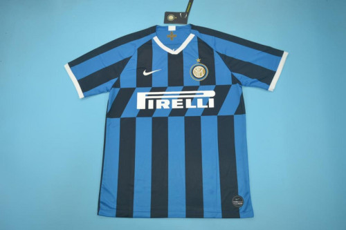 Retro Jersey 2019-2020 Inter Milan Home Soccer Jersey Vintage Football Shirt