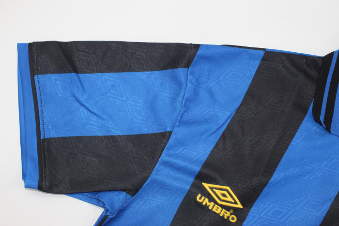 Retro Jersey 1995-1997 Inter Milan INCE 8 Home Soccer Jersey Vintage Football Shirt